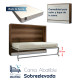 Pack Cama Abatible Horizontal con más altura y Colchón Ref CAN86000
