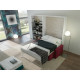 Cama Abatible Vertical con Sofá Chaiselongue Ref CAN87000