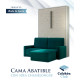 Cama Abatible Vertical con Sofá Chaiselongue Ref CAN87000