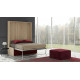 Cama Abatible Vertical brazo de madera con Sofá Chaiselongue Ref CAN91000
