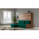 Cama Abatible Horizontal con brazo de madera y Sofá Chaiselongue Ref CAN92000