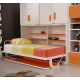 Cama abatible matrimonial e individual con escritorio y armario Ref CAN96000