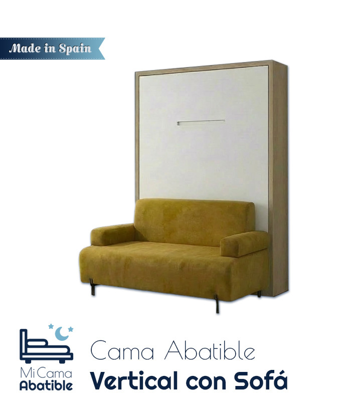 Cama Abatible Vertical con Sofá Ref CAN15100