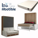 Pack Cama Abatible Vertical con Sofá y Colchón Ref CAN28000