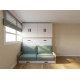 Cama Abatible Horizontal con Sofá y Armario Ref CAN97000