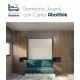 Dormitorio Juvenil formado por cama abatible matrimonial, armarios y sofá Ref CAN22