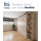 Dormitorio juvenil formado por litera abatible, armario, zapatero y estantería Ref CAYC532