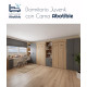 Dormitorio juvenil formado por camas abatibles, escritorio, armarios y estanterías Ref CAYC540