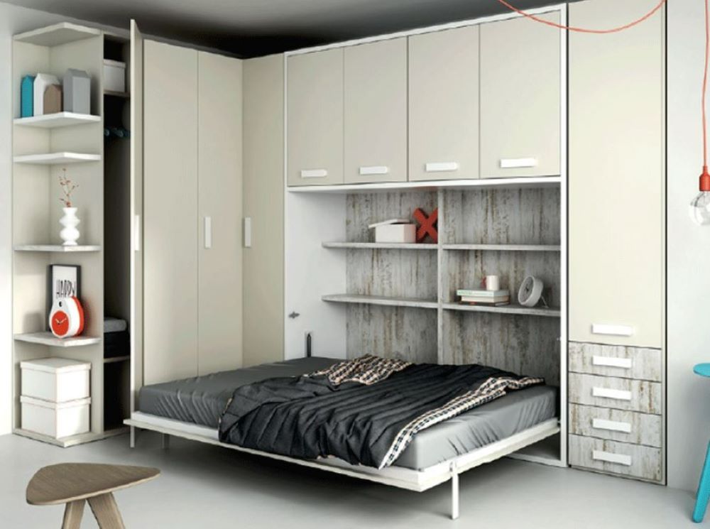 Iluminar borroso apagado Las mejores camas abatibles para habitaciones pequeñas - MiCamaAbatible.es